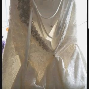 David's Bridal 20 W Wedding Dress